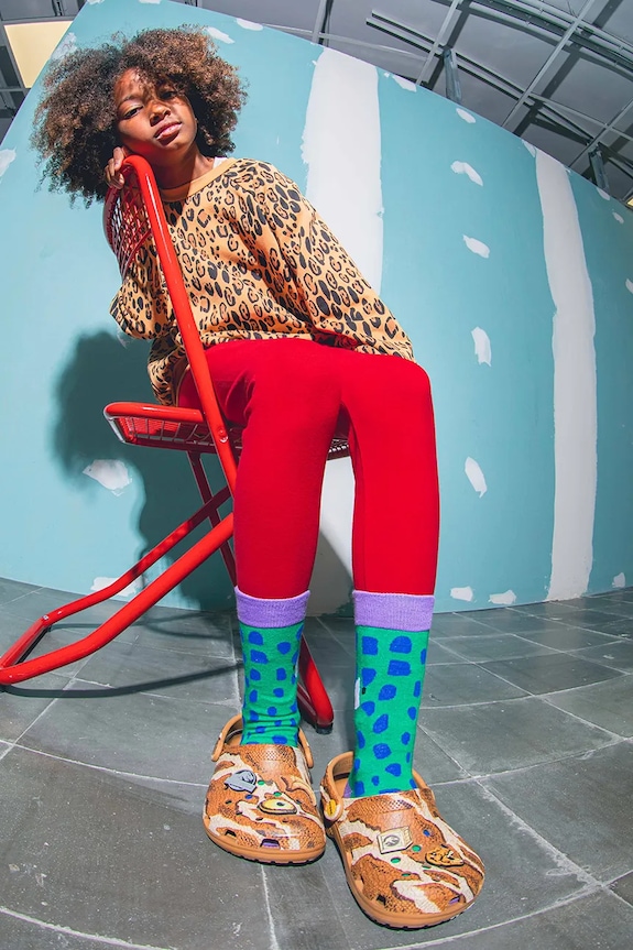 Eat My Socks skarpetki dziecięce Hungry Dino Kids multicolor EMSKIDDIN