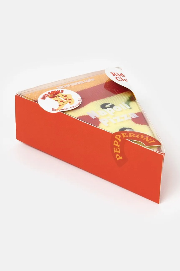 Detské ponožky Eat My Socks Napoli Pizza Kids viacfarebná EMSKIDPIZ