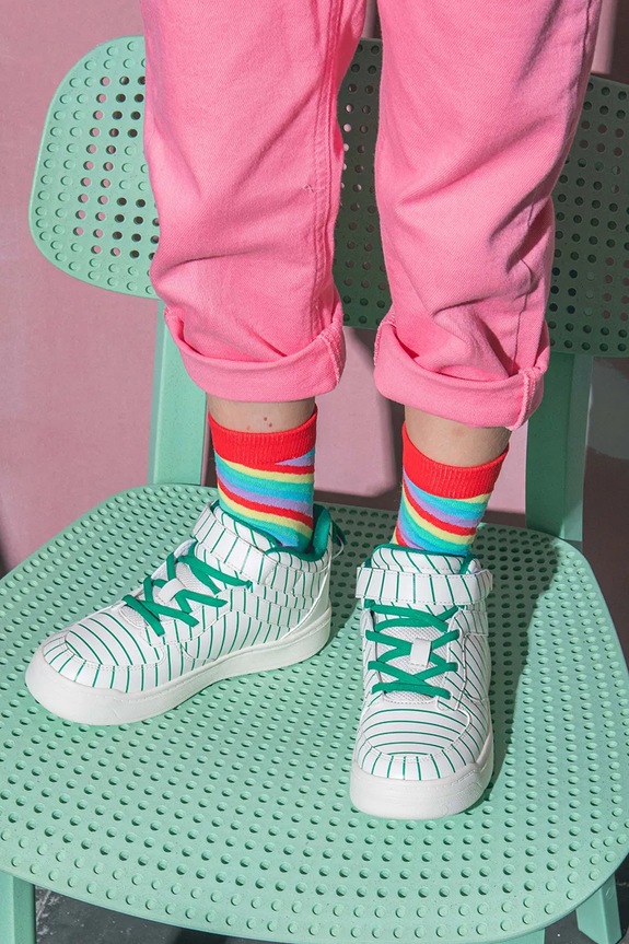 Dziewczynka Eat My Socks skarpetki dziecięce Sweet Lollipop Kids EMSKIDLOL multicolor