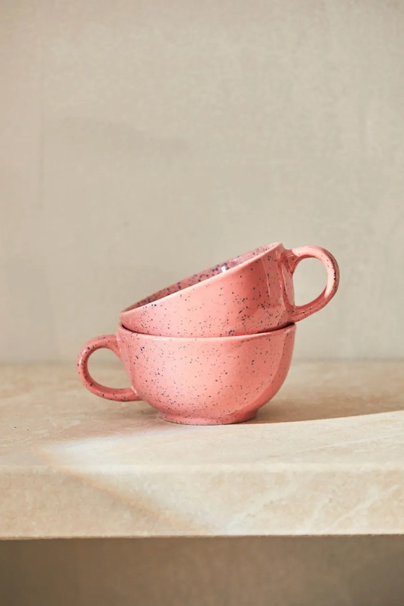 Lonček Calma House Chip CHIP.MUG.ROS roza AA00