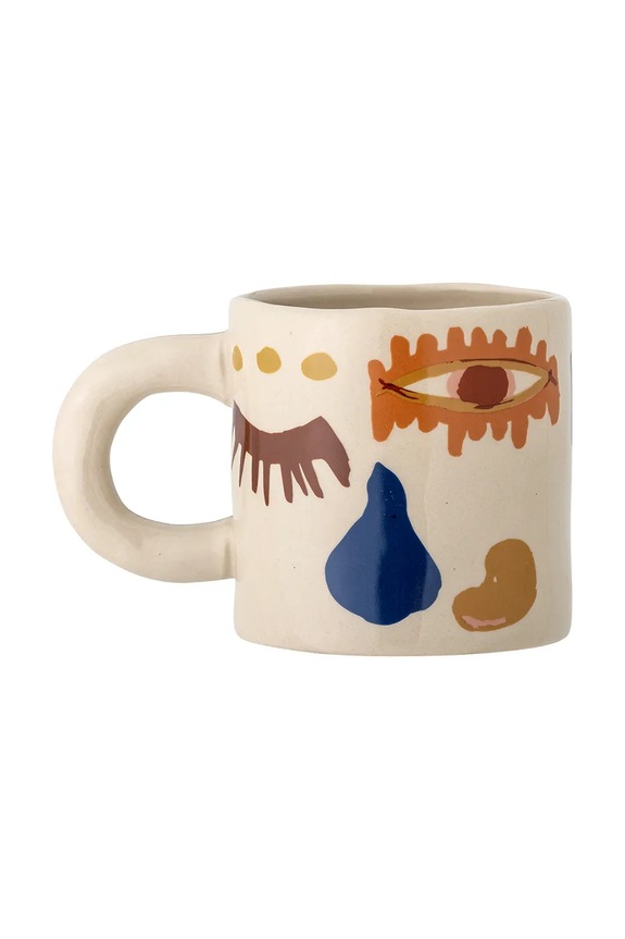 Bloomingville kubek Horus 360 ml 82062449 pomarańczowy AA00