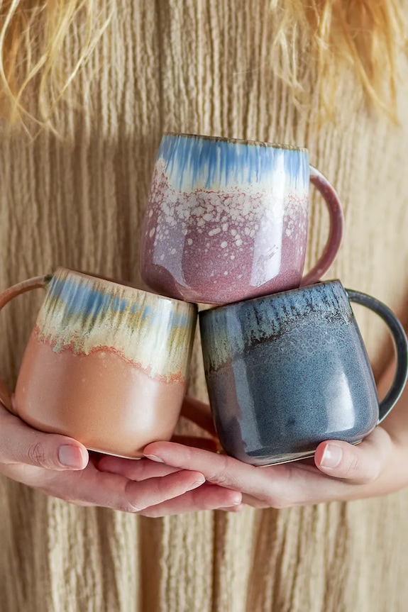 Bucătărie și bar Bloomingville set căni Cloe 380 ml 3-pack 82049300 multicolor