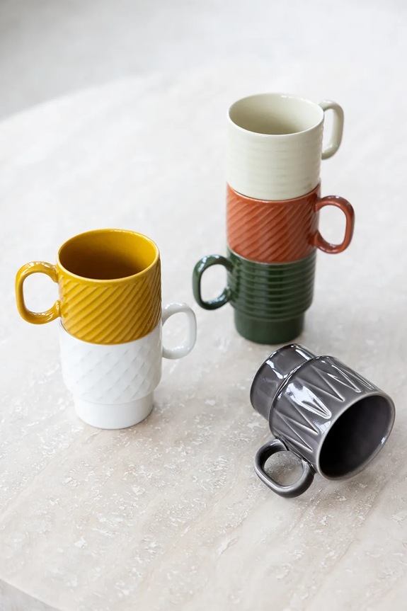 Σετ φλιτζάνια Sagaform Coffee & More 250 ml 2-pack κίτρινο 5018524