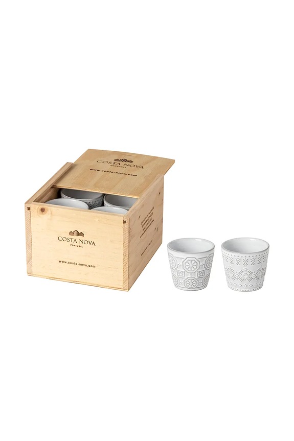 Costa Nova set de cești espresso Grespresso Eco Gres Gift 70 ml 8-pack multicolor 1EXCS03E.WCL.SET8