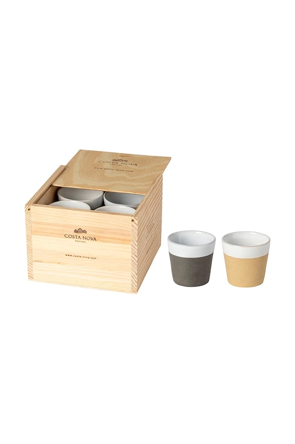Σετ φλιτζάνια εσπρέσο Costa Nova Grespresso Nature 8-pack πολύχρωμο LSCS15.MLT.SET8
