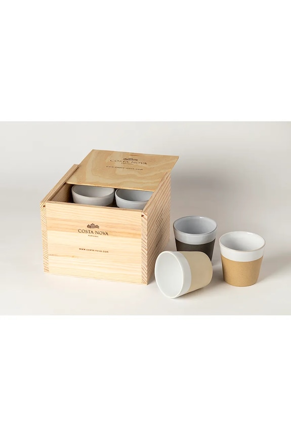 Σετ φλιτζάνια εσπρέσο Costa Nova Grespresso Nature 8-pack πολύχρωμο LSCS15.MLT.SET8