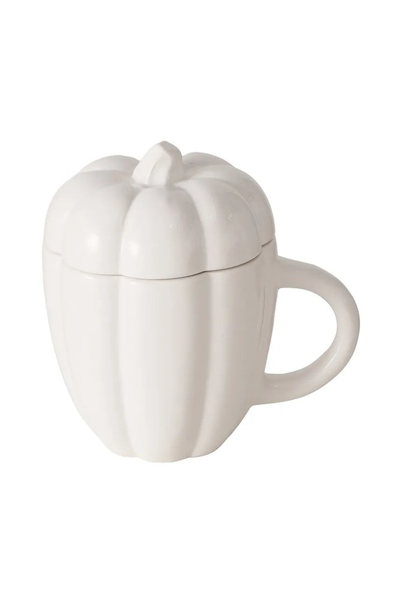 Boltze kubek z pokrywką 550 ml biały 2058574