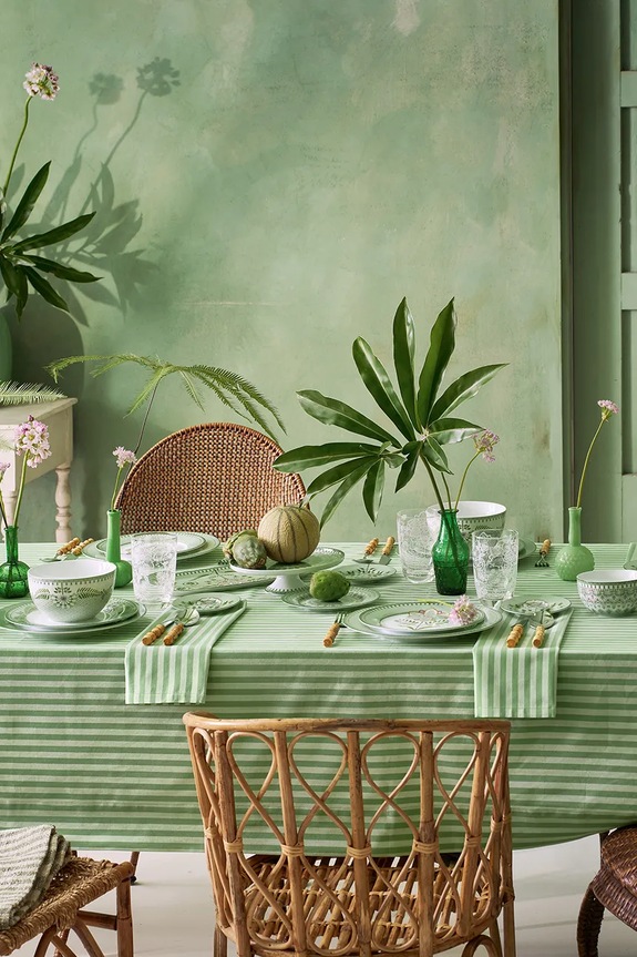 Cucina e Bar Pip Studio set di tazzine con piattini per 2 persone Lily&Lotus 280 ml 51004204 verde