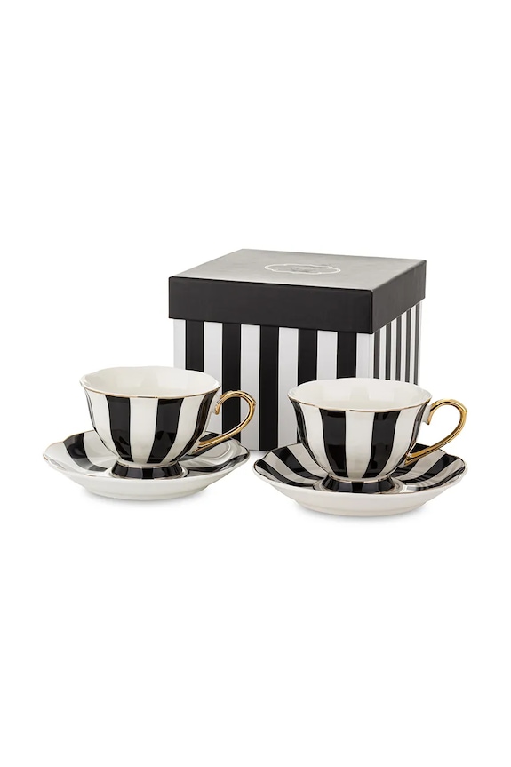 Komplet skodelic in krožnikov za 2 osebi. home & lifestyle 220 ml pisana 173404