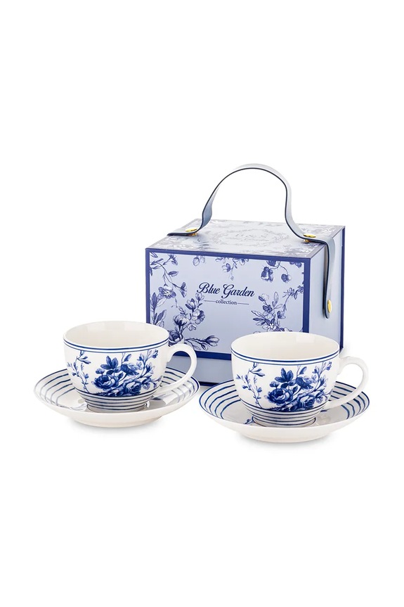 Set šalica i tanjurića za 2 osobe. home & lifestyle 220 ml šarena 177910