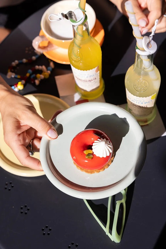 Φλιτζάνι και πιατάκι Byon Peach 300 ml πορτοκαλί 5228660511