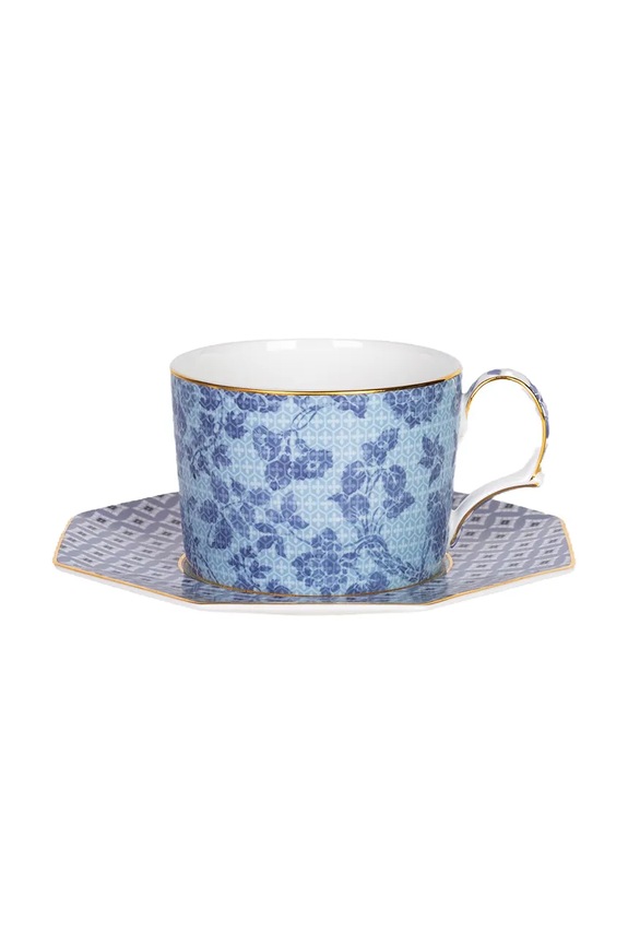 Šalica za kavu s tanjurićem Palais Royal 190 ml plava 1037906