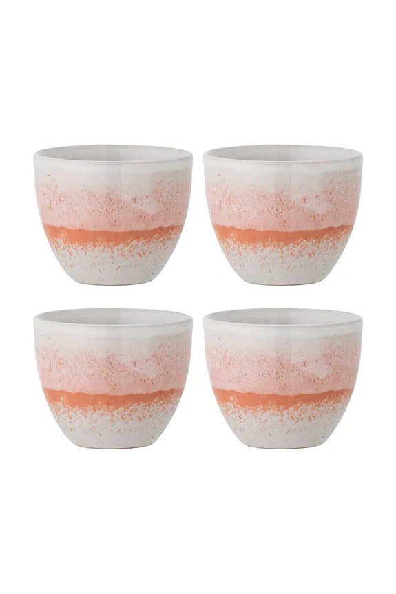 Komplet skodelic Bloomingville Paula 195 ml 4-pack pisana 82061178