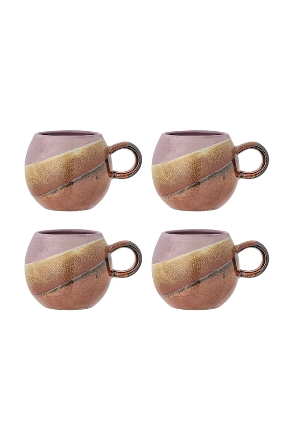 Komplet skodelic Bloomingville Paula 275 ml 4-pack pisana 82061171