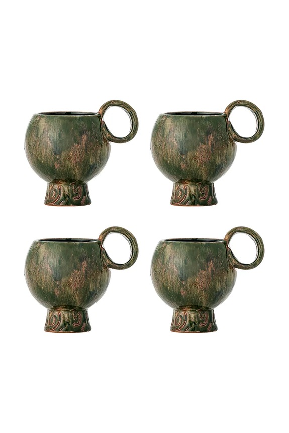 Σετ φλιτζάνια Bloomingville Avonlea 250 ml πράσινο 82072480