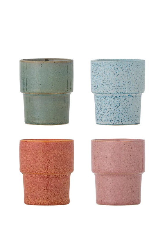 Набір чашок Bloomingville Ewan 150 ml 4-pack барвистий 82072580