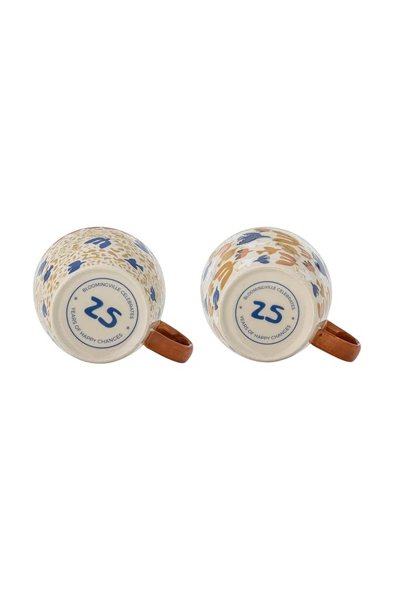 Kuchnia i bar Bloomingville zestaw kubków Anniversary 300ml 2-pack 82063094 szary