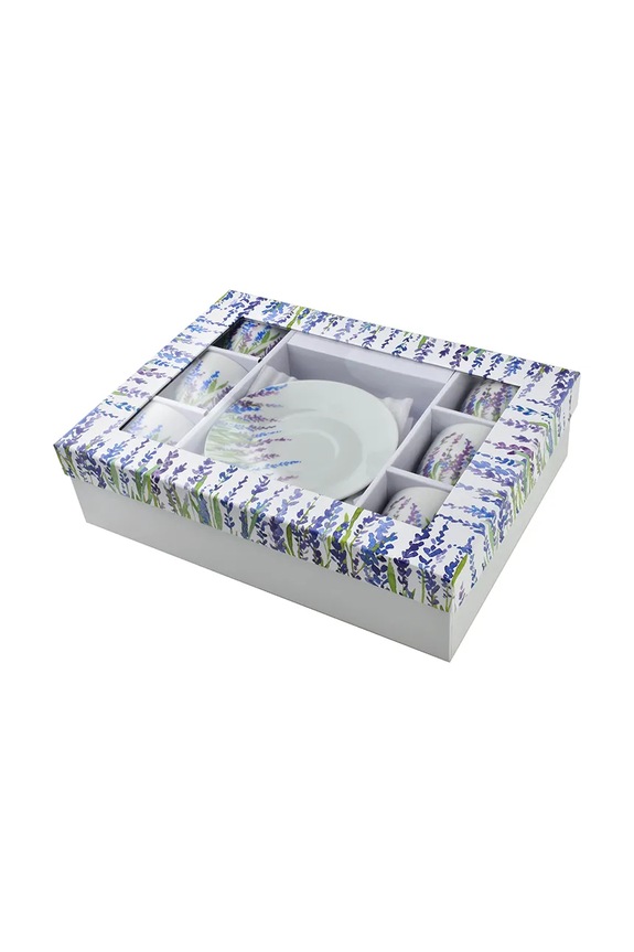Cucina e Bar Affek Design set tazzine con piattino Joy 250 ml pacco da 6 HTTC5601.PROM multicolore