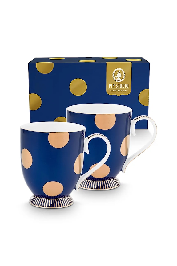 Pip Studio set căni Dot Delight 350 ml 2-pack multicolor 51002520