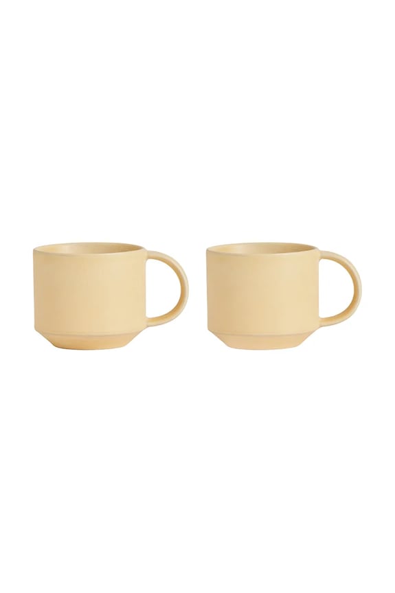 Set šalica OYOY Yuka 270 ml 2-pack zlatna L300686