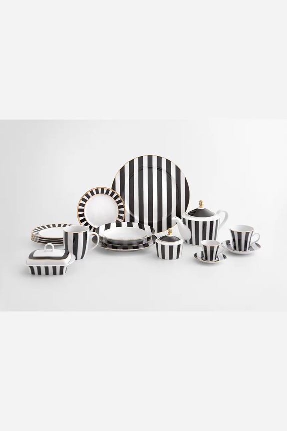 Kuchyňa a bar Hrnček La Mania Stripes 350 ml 5905549405703 viacfarebná