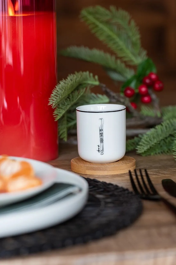 J-Line csésze és csészealj készlet 100 ml 4 db többszínű 49241