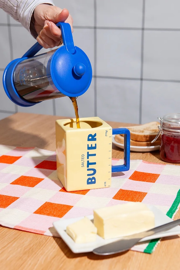 Bucătărie și bar DOIY cană din ceramică 460 ml DYMUGBU galben