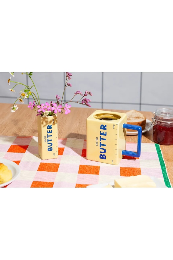 DOIY cană din ceramică 460 ml DYMUGBU galben