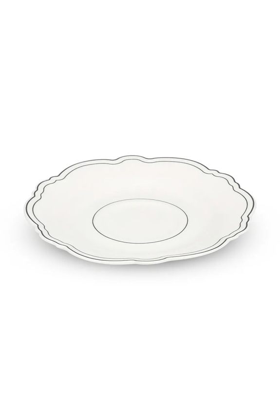 Kuchyňa a bar S|P Collection sada šálok s podstavcom z glazovaného porcelánu 80 ml 856235 biela