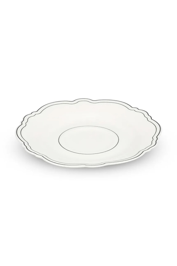 Kuchyňa a bar S|P Collection sada šálok s podstavcom z glazovaného porcelánu 80 ml 856235 biela