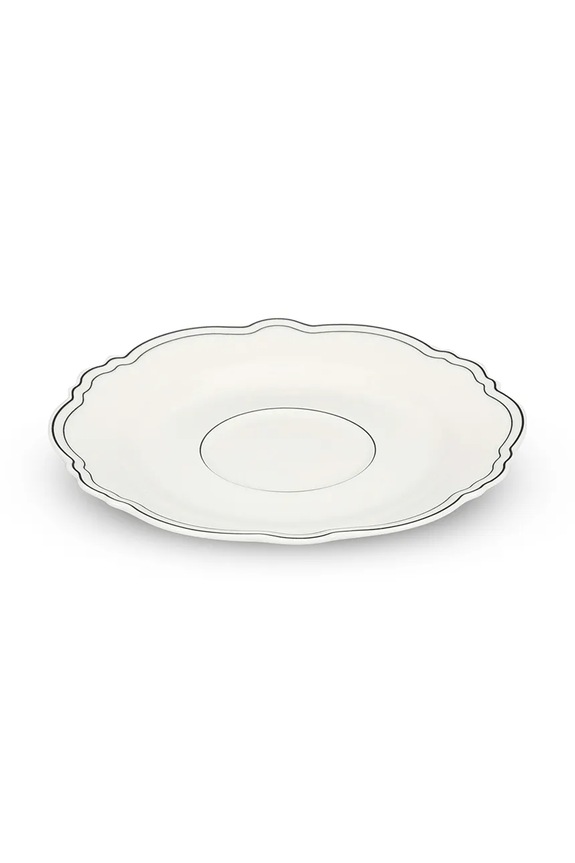 Kuchyňa a bar S|P Collection sada šálok s podstavcom z glazovaného porcelánu 190 ml 856236 biela