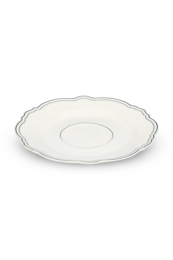 Kuchyňa a bar S|P Collection sada šálok s podstavcom z glazovaného porcelánu 190 ml 856236 biela