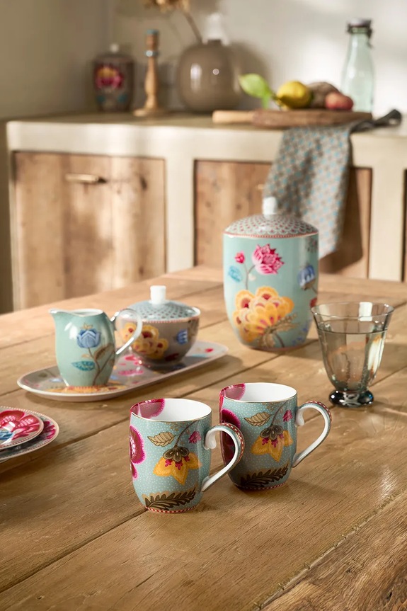 Pip Studio set de căni din porțelan 200 ml 51002597 multicolor