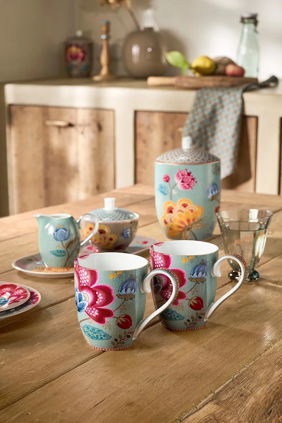 Pip Studio set de căni din porțelan 450 ml 51002599 multicolor
