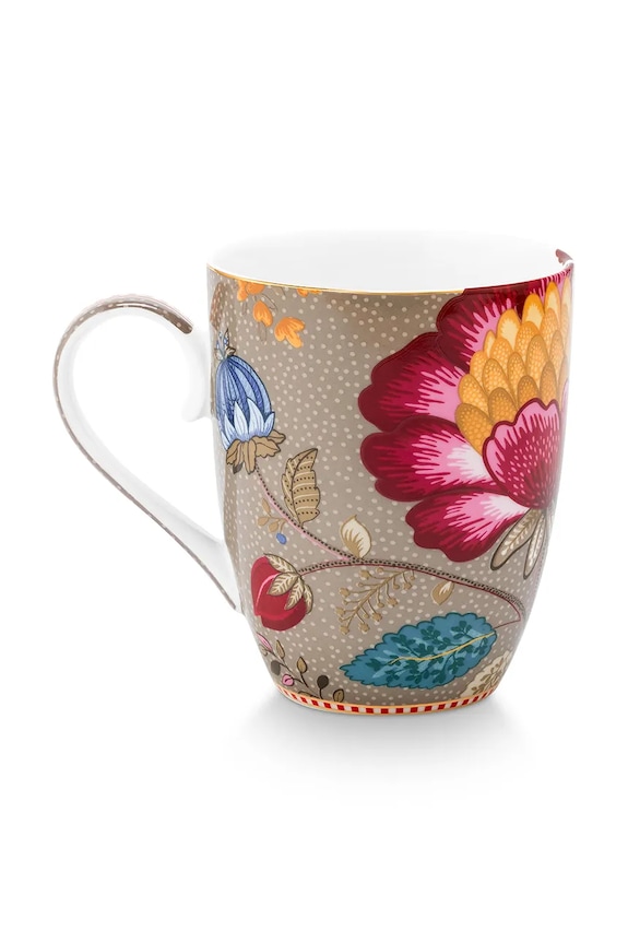 Pip Studio set de căni din porțelan siliconat 365 ml multicolor 51002590