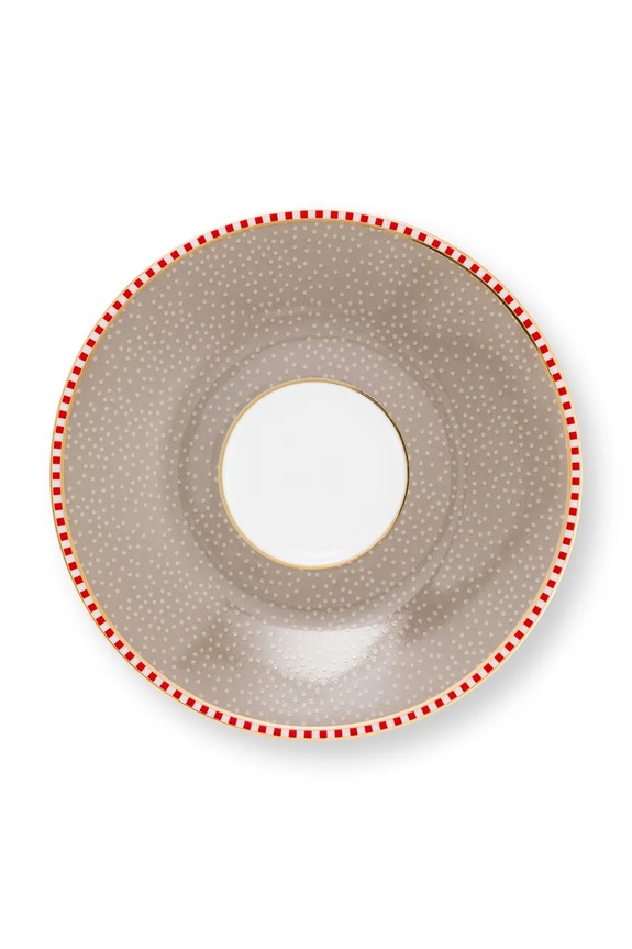 Pip Studio zestaw filiżanek ze spodkiem z porcelany 120 ml 51004218 multicolor