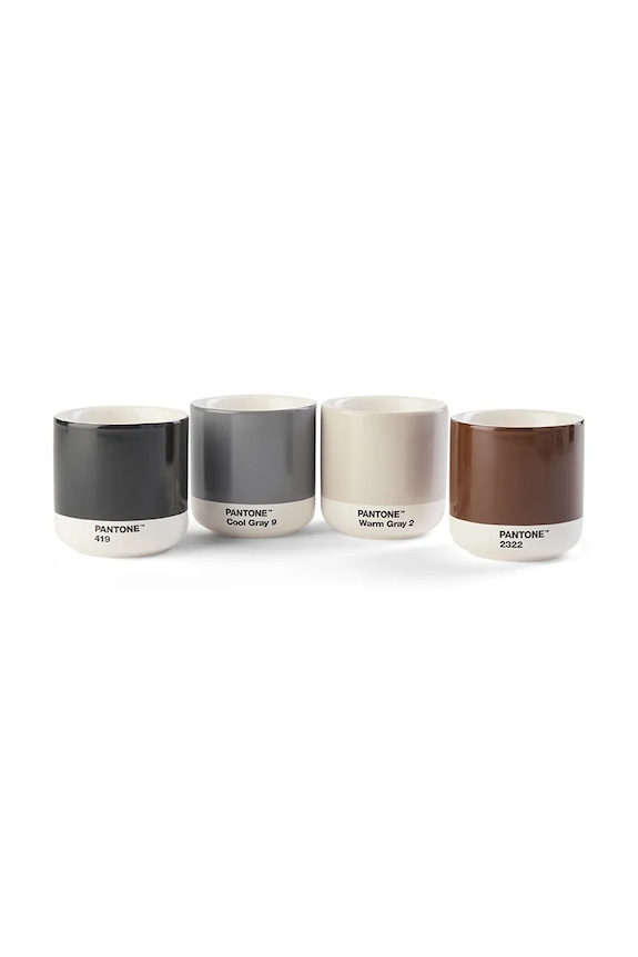 Pantone zestaw kubków z porcelany multicolor 101060001