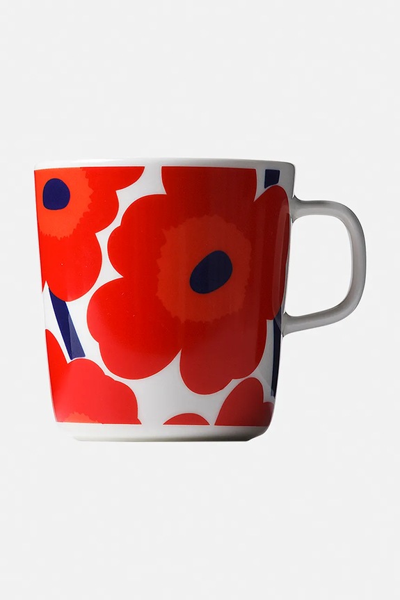 Marimekko hrnček z kameniny 400 ml červená 067719.001