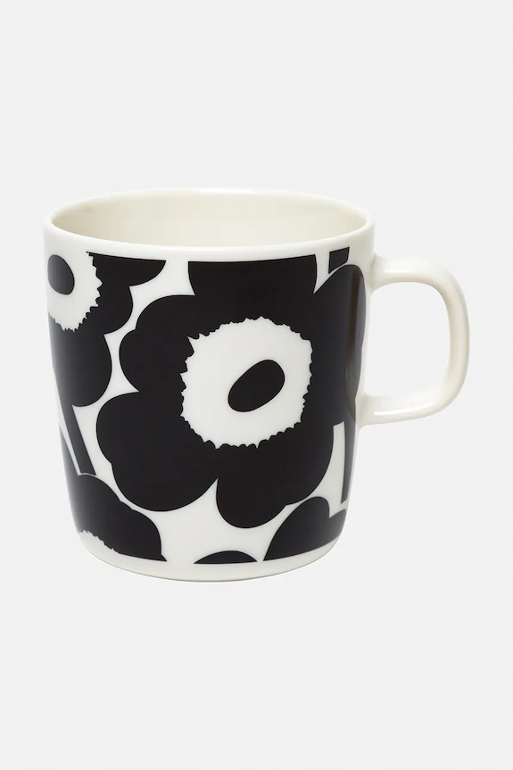 Marimekko hrnček z kameniny 400 ml čierna 070636.190