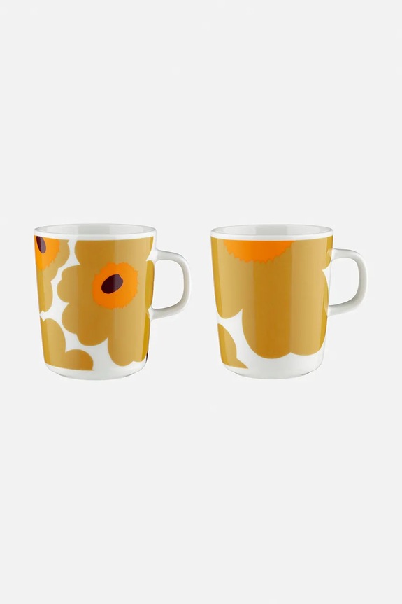 Marimekko kubek z kamionki 250 ml pomarańczowy 074952.182