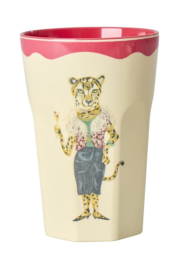 Κουζίνα και μπαρ Rice σετ κούπες από πλαστικό 13,5 x 9 x 22 cm MELCU.2ZLNAT2R πολύχρωμο