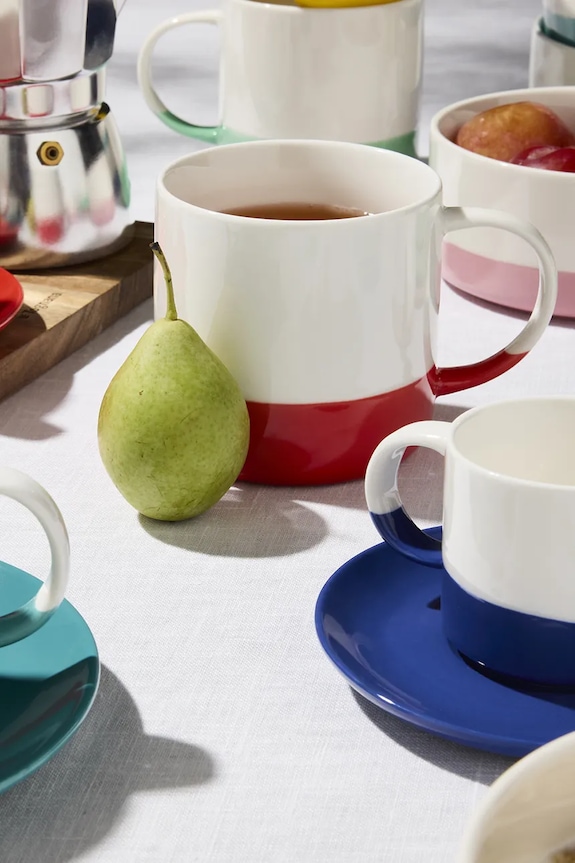 Tognana zestaw filiżanek ze spodkiem ze szkła 210 ml IR68502M328A multicolor