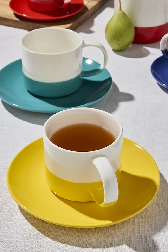 Tognana zestaw filiżanek ze spodkiem ze szkła 210 ml IR68502M328A