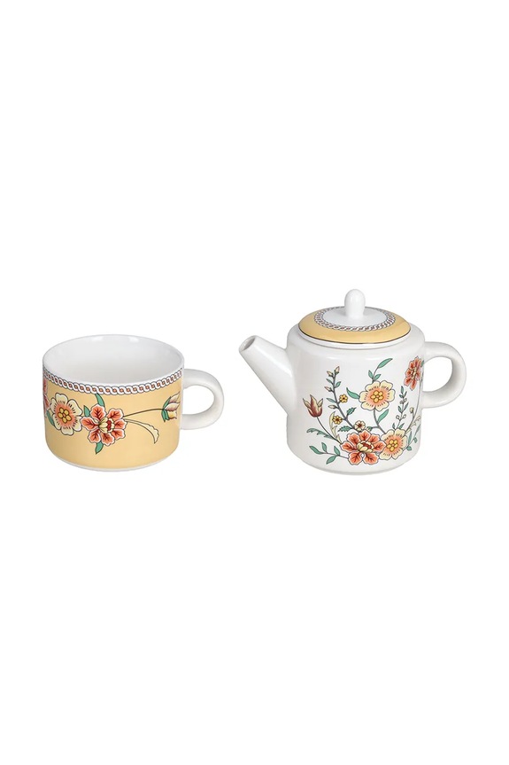 Tognana zestaw do herbaty z porcelany 400 ml NL6859A3110A żółty AA00