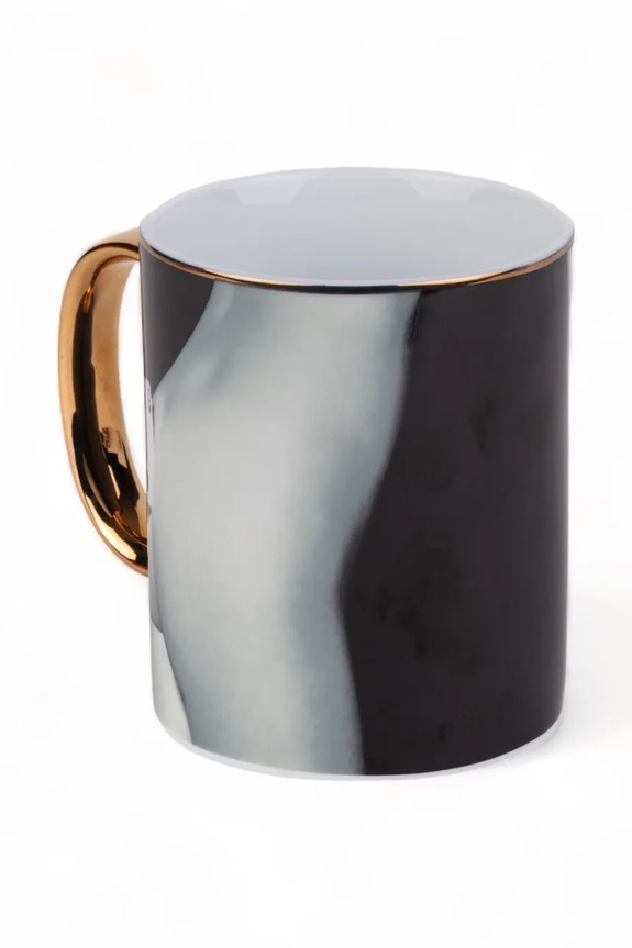 Kuchnia i bar Seletti kubek z porcelany 8 x 10 cm 17222 czarny