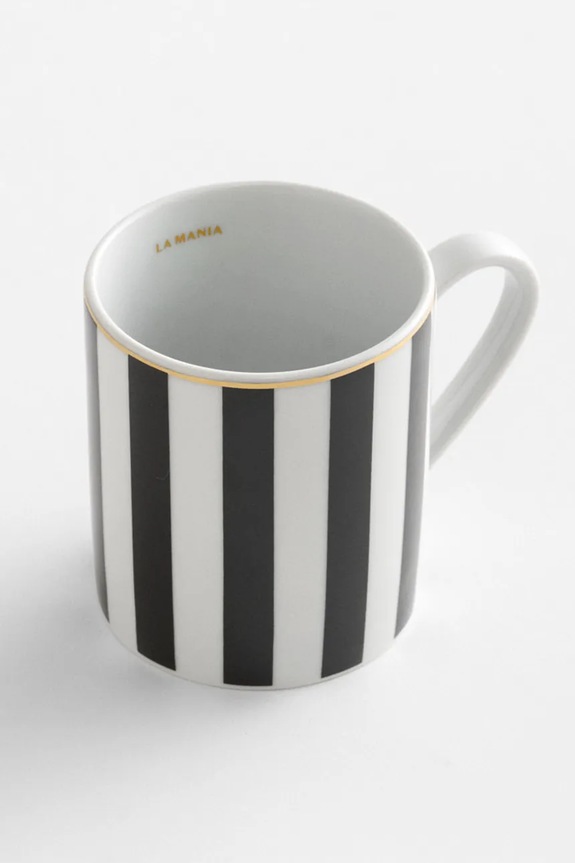 La Mania κούπα από πορσελάνη 280 ml 5902037040033 μαύρο AA00
