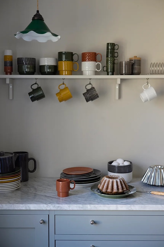 Κουζίνα και μπαρ Sagaform σετ κούπες με κεραμικό 300 ml 5018369 λευκό