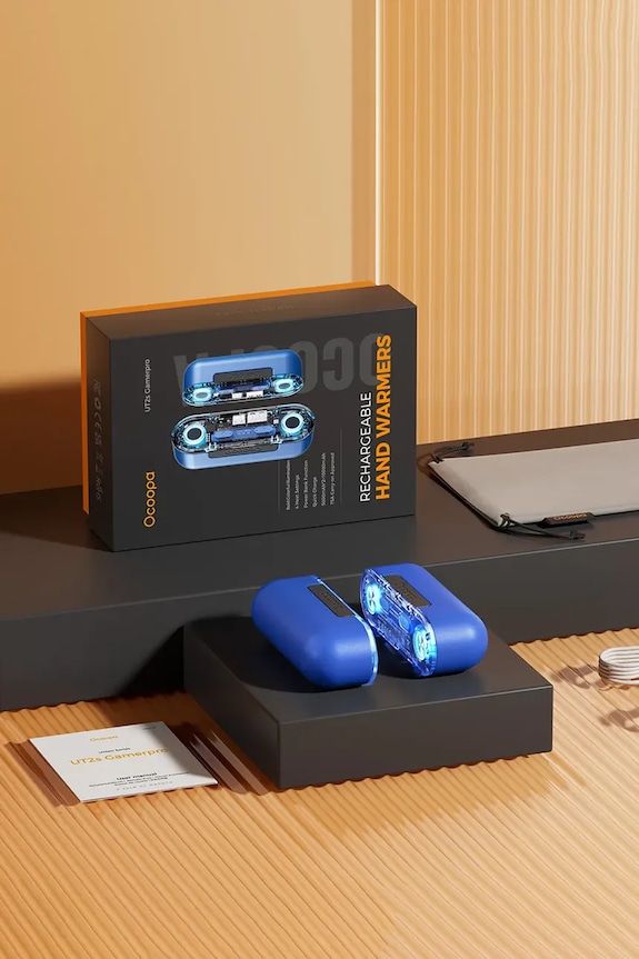 Ocoopa elektroniczny ogrzewacz do rąk UT2s GarmerPro UT4103.BU niebieski AA00