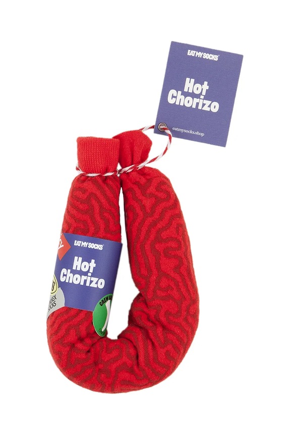 Eat My Socks skarpetki Hot Chorizo czerwony EMSNOCHOCH