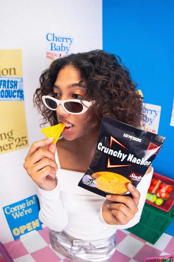 Eat My Socks skarpetki Crunchy Nachos EMSNOCNABK